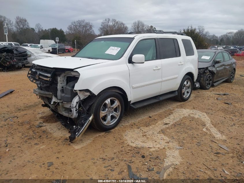 2014 Honda Pilot Ex-L VIN: 5FNYF3H53EB025857 Lot: 43941751
