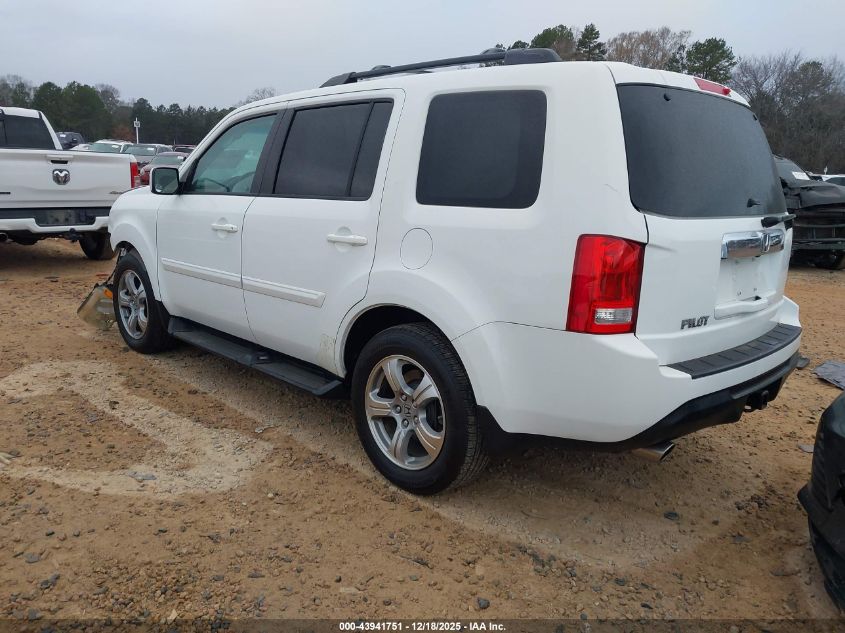 2014 Honda Pilot Ex-L VIN: 5FNYF3H53EB025857 Lot: 43941751