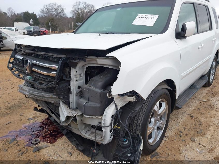 2014 Honda Pilot Ex-L VIN: 5FNYF3H53EB025857 Lot: 43941751