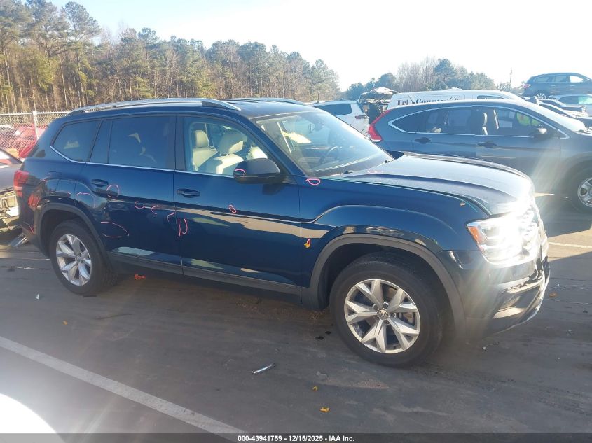 2018 Volkswagen Atlas 3.6L V6 Se VIN: 1V2CR2CA7JC580008 Lot: 43941759