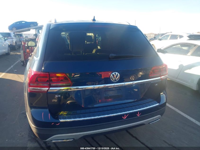 2018 Volkswagen Atlas 3.6L V6 Se VIN: 1V2CR2CA7JC580008 Lot: 43941759