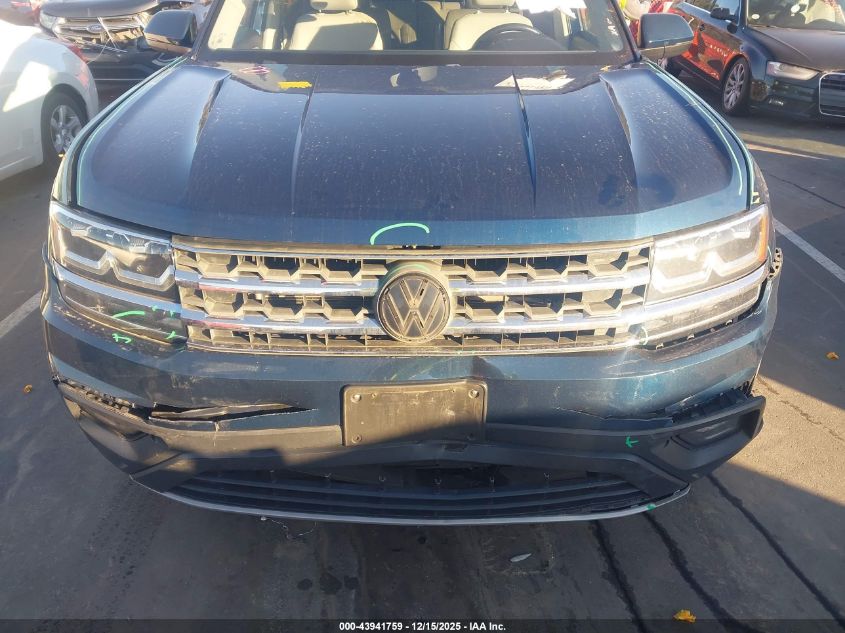 2018 Volkswagen Atlas 3.6L V6 Se VIN: 1V2CR2CA7JC580008 Lot: 43941759