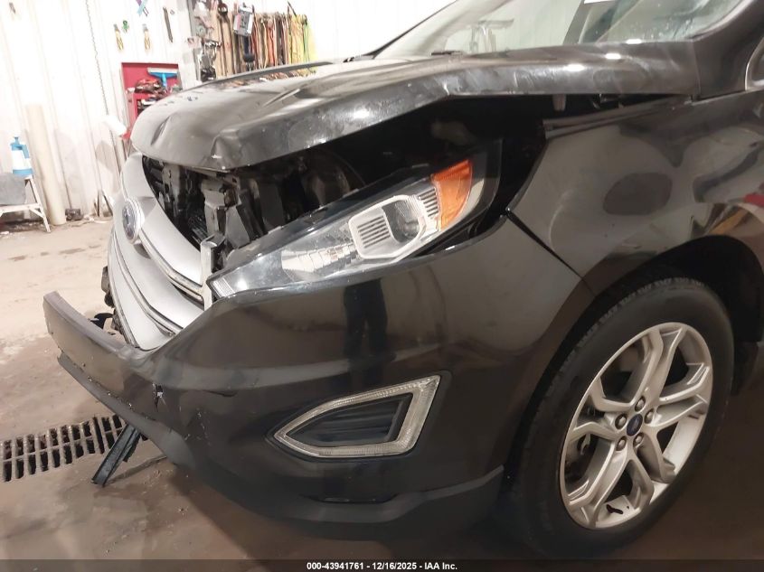 2015 Ford Edge Titanium VIN: 2FMTK4K97FBB10217 Lot: 43941761