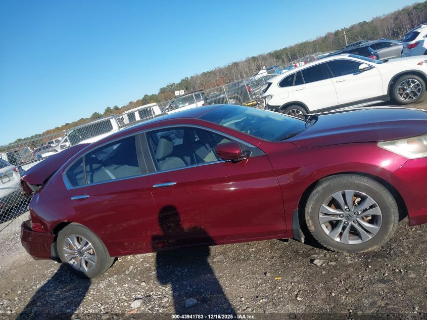 2014 Honda Accord Lx VIN: 1HGCR2F35EA162144 Lot: 43941783