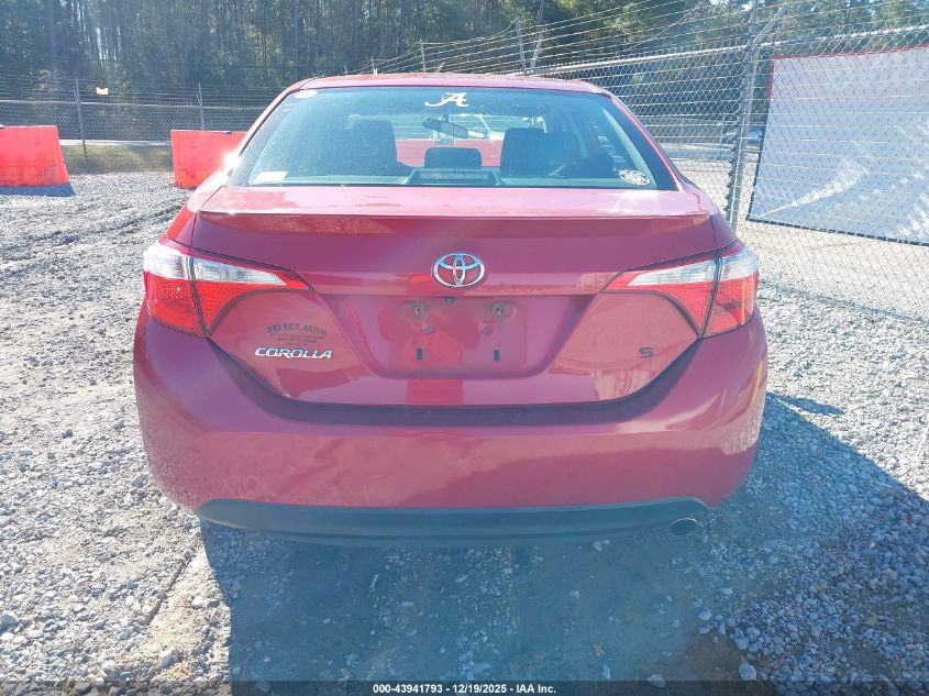 2015 Toyota Corolla S Plus VIN: 2T1BURHE8FC362979 Lot: 43941793
