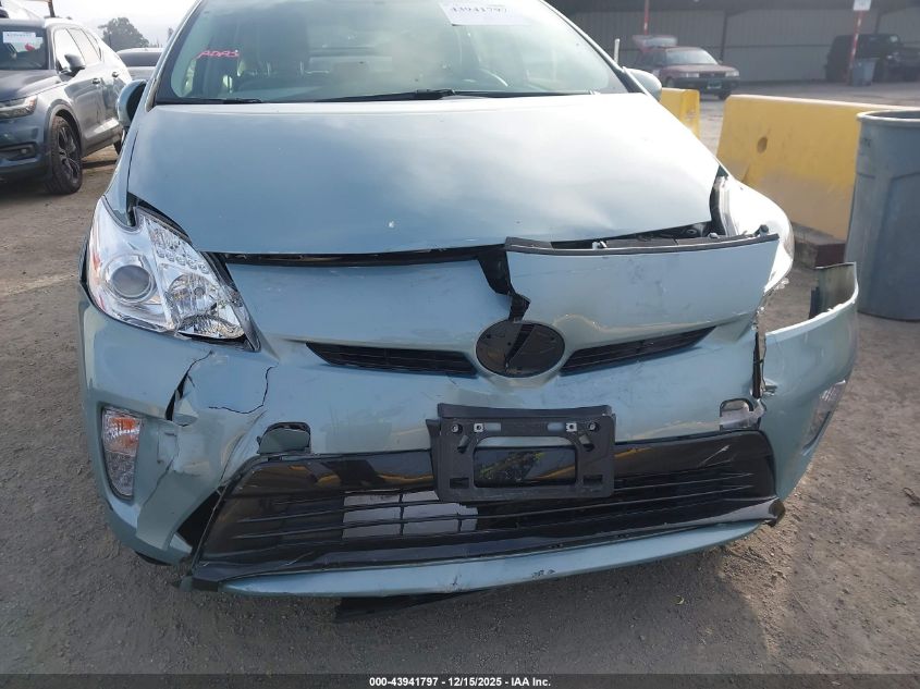 2013 Toyota Prius Four VIN: JTDKN3DU8D5688783 Lot: 43941797