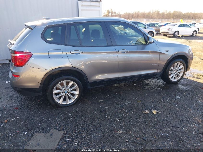 2017 BMW X3 Sdrive28I VIN: 5UXWZ7C30H0X39569 Lot: 43941822