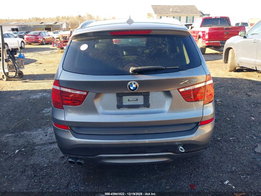 2017 BMW X3 Sdrive28I VIN: 5UXWZ7C30H0X39569 Lot: 43941822