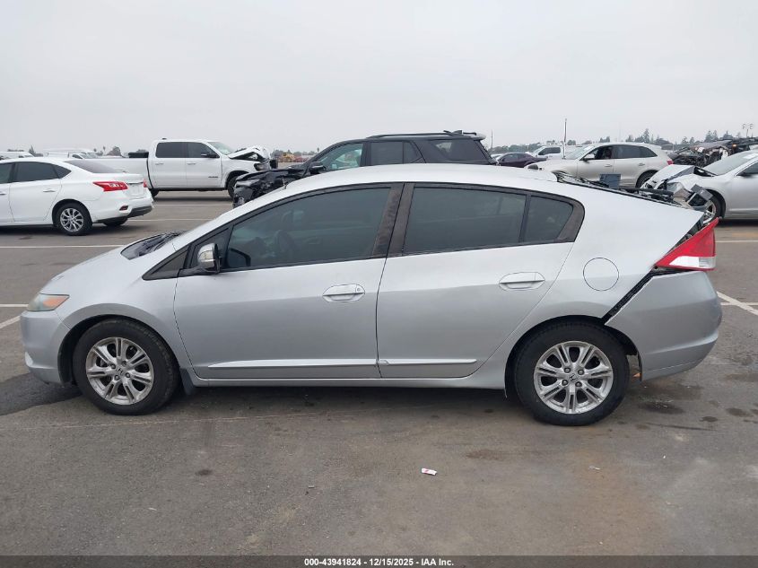 2010 Honda Insight Ex VIN: JHMZE2H72AS001998 Lot: 43941824