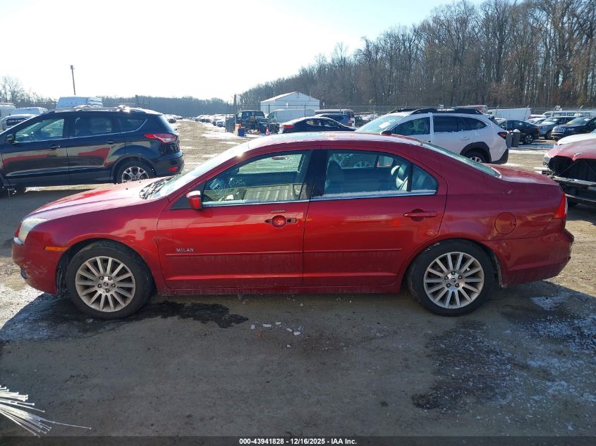 2008 Mercury Milan V6 Premier VIN: 3MEHM02158R650398 Lot: 43941828