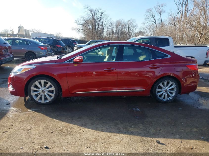 2013 Hyundai Azera VIN: KMHFH4JG8DA198568 Lot: 43941836