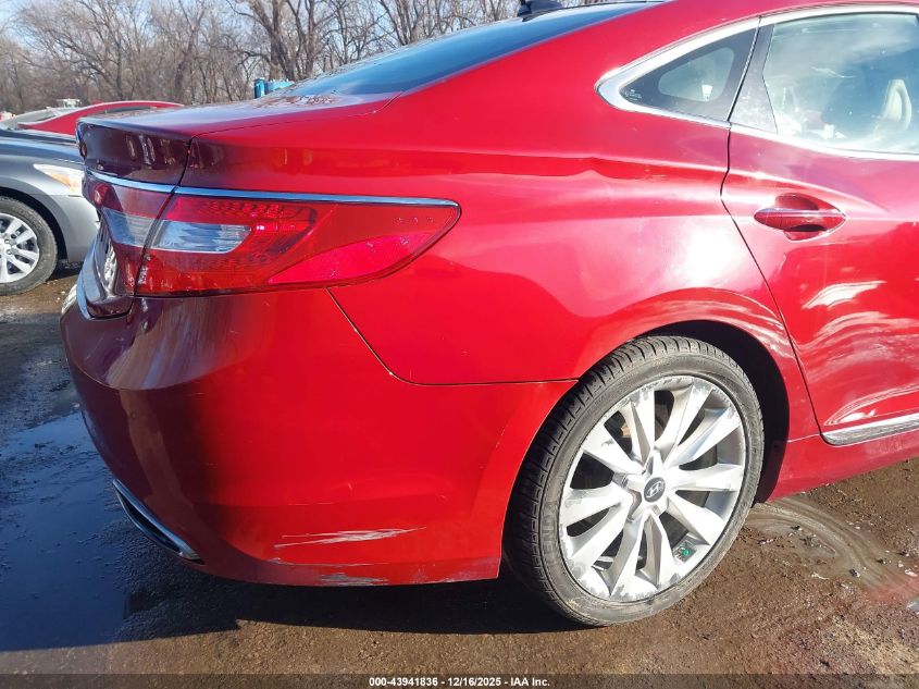 2013 Hyundai Azera VIN: KMHFH4JG8DA198568 Lot: 43941836