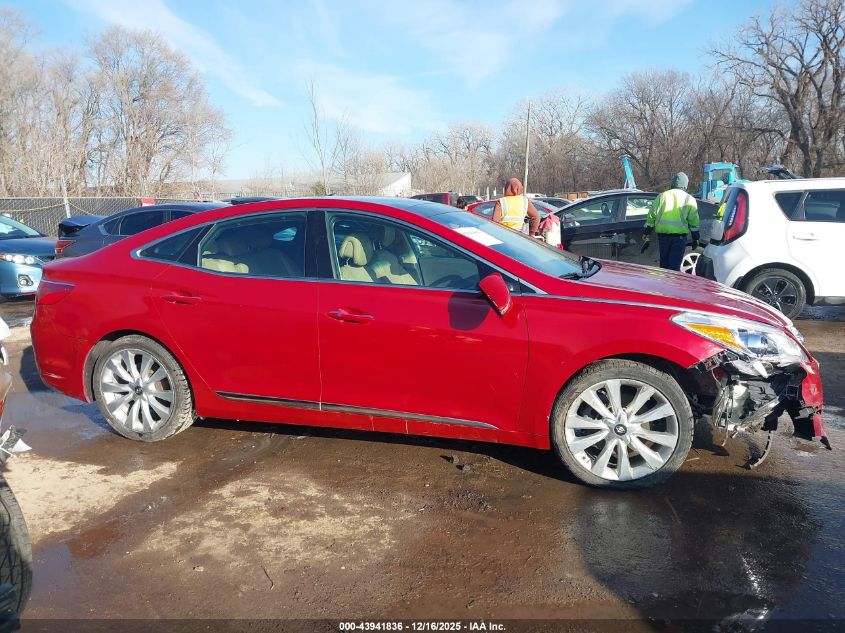 2013 Hyundai Azera VIN: KMHFH4JG8DA198568 Lot: 43941836