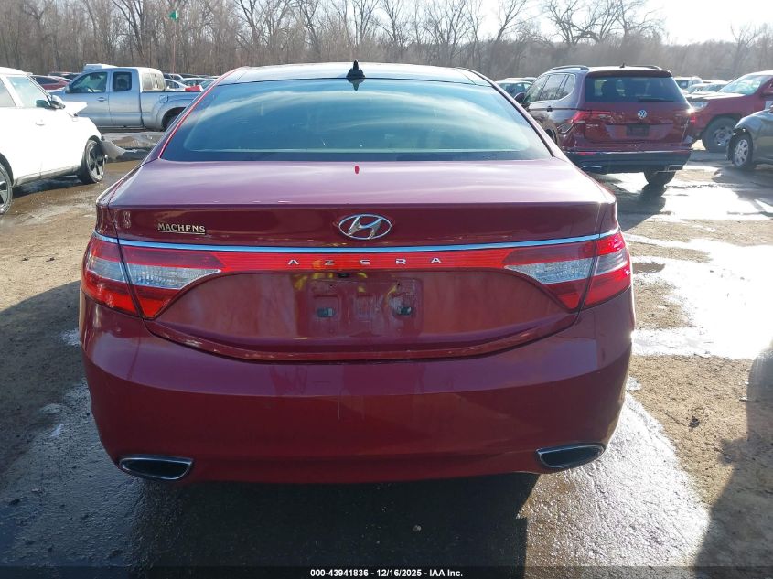 2013 Hyundai Azera VIN: KMHFH4JG8DA198568 Lot: 43941836