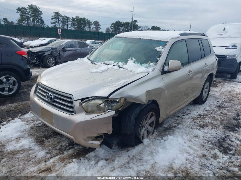 2008 Toyota Highlander VIN: JTEES41A782105371 Lot: 43941840