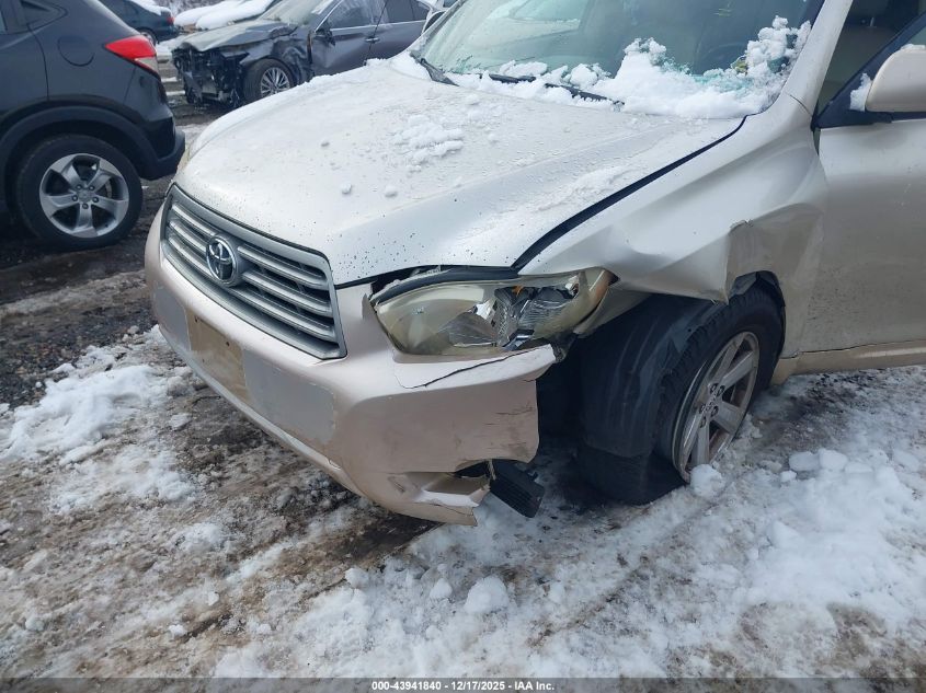 2008 Toyota Highlander VIN: JTEES41A782105371 Lot: 43941840