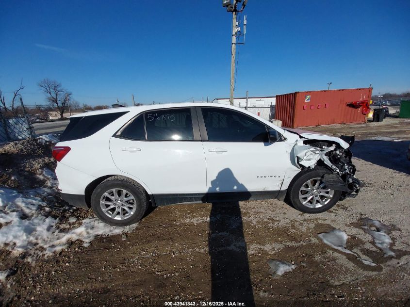 2020 Chevrolet Equinox Fwd 1Fl VIN: 2GNAXFEV1L6248526 Lot: 43941843