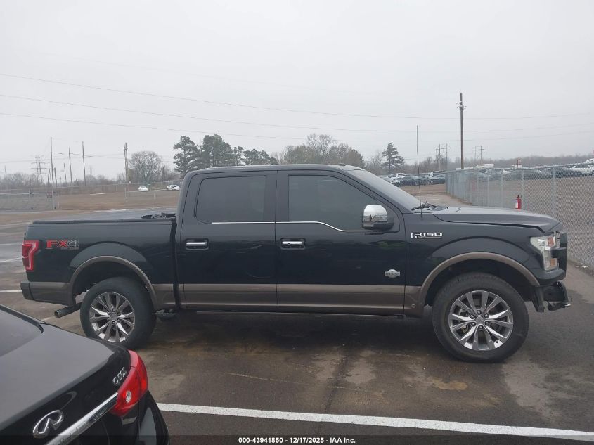 2017 Ford F-150 King Ranch VIN: 1FTEW1EF4HFA25077 Lot: 43941850