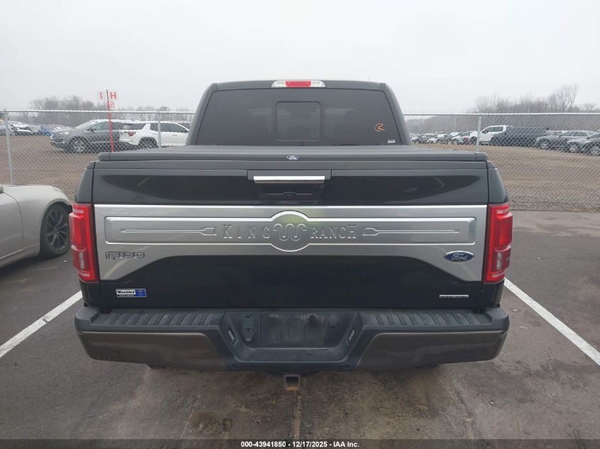 2017 Ford F-150 King Ranch VIN: 1FTEW1EF4HFA25077 Lot: 43941850