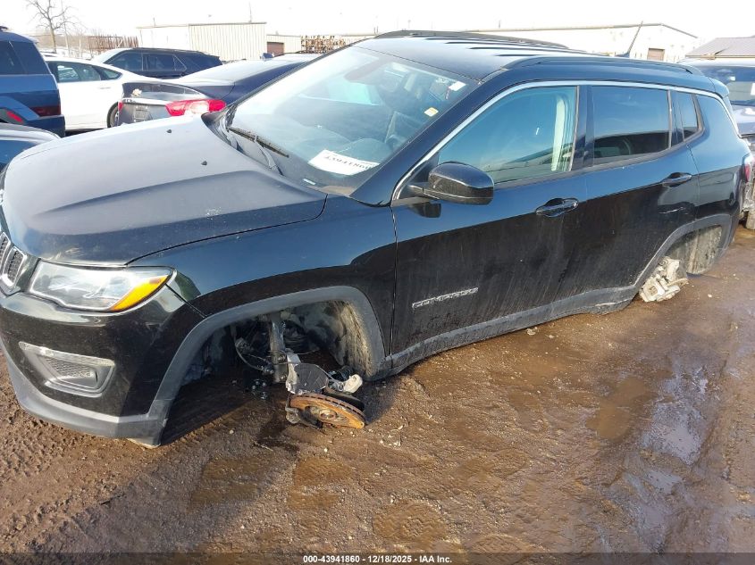 2021 Jeep Compass North VIN: 3C4NJDBB2MT514823 Lot: 43941860