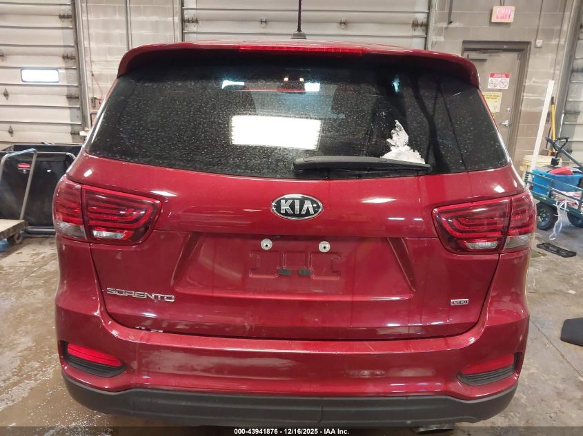 2020 Kia Sorento 2.4L Lx VIN: 5XYPG4A36LG689289 Lot: 43941876