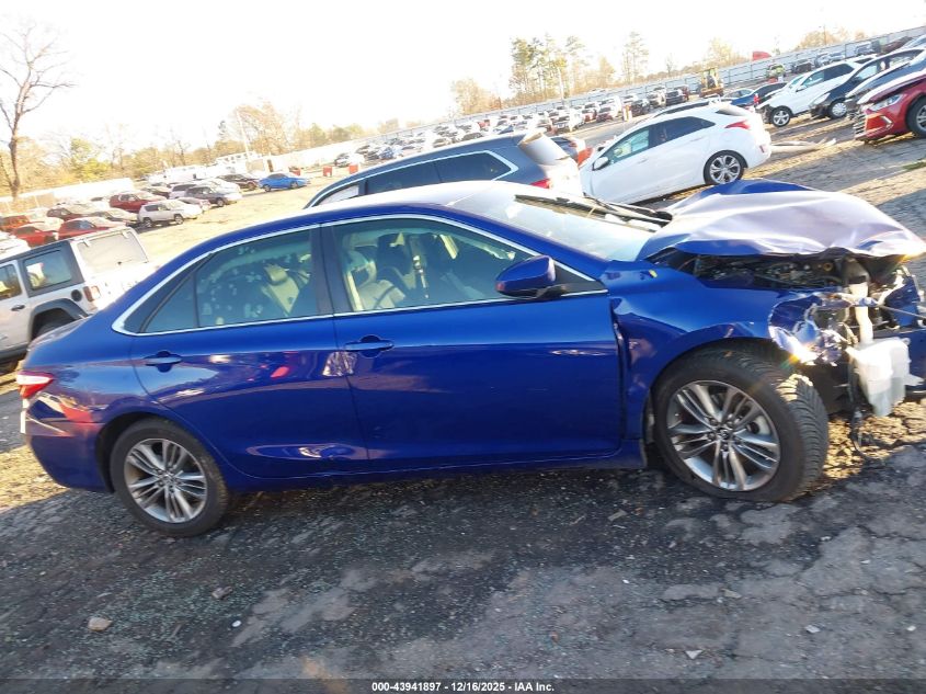 2015 Toyota Camry Se VIN: 4T1BF1FK9FU995302 Lot: 43941897