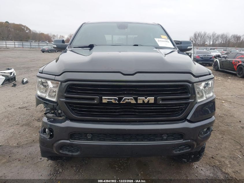 2019 Ram 1500 Big Horn/Lone Star 4X4 5'7 Box VIN: 1C6SRFFT4KN695096 Lot: 43941902