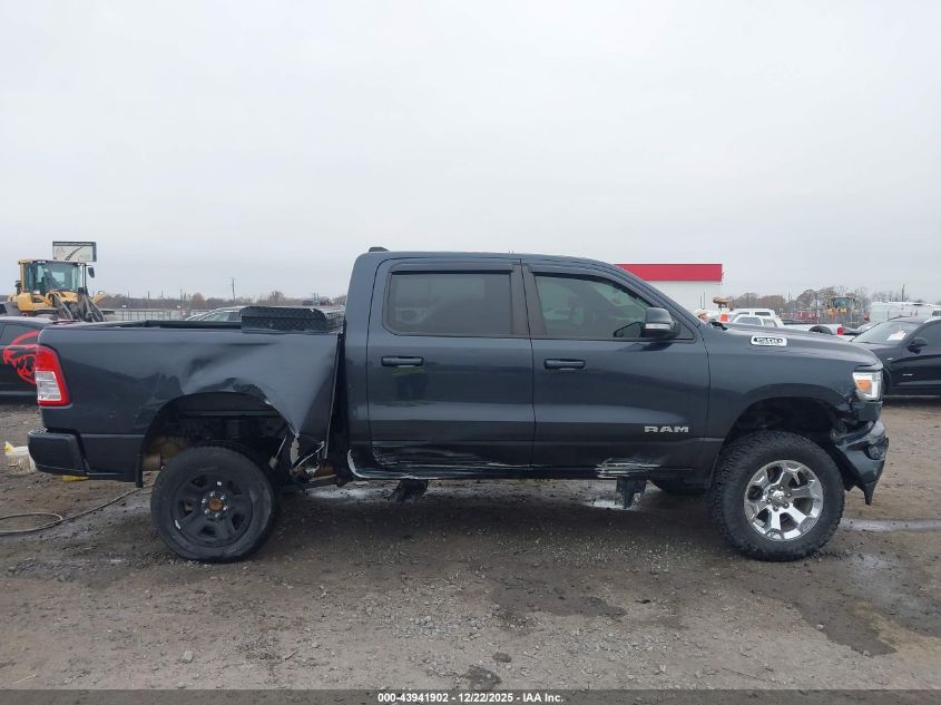 2019 Ram 1500 Big Horn/Lone Star 4X4 5'7 Box VIN: 1C6SRFFT4KN695096 Lot: 43941902
