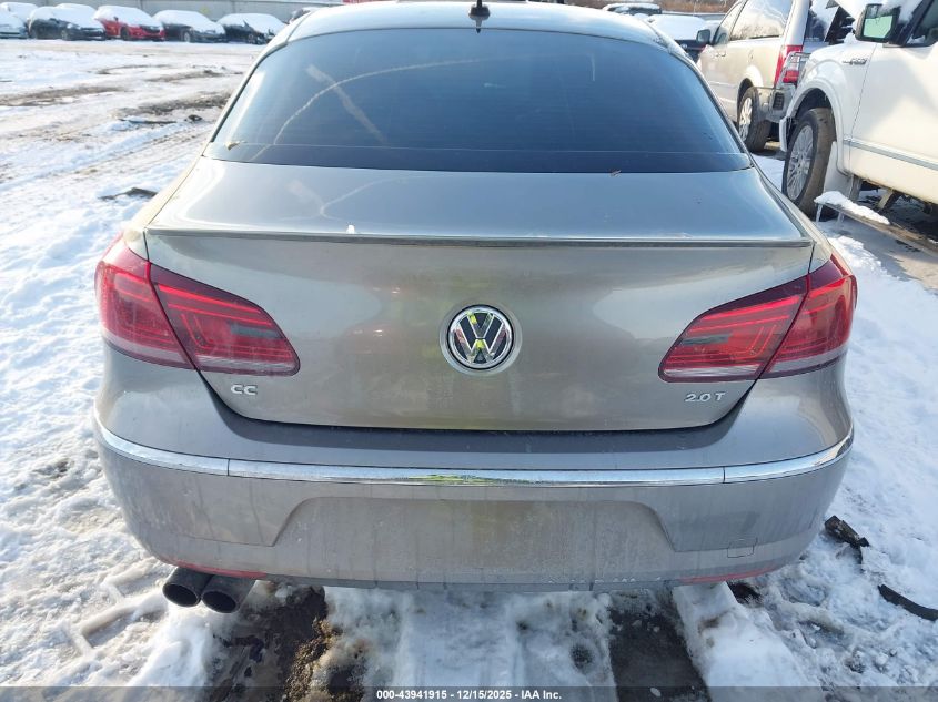 2013 Volkswagen Cc 2.0T Sport VIN: WVWBP7AN1DE554891 Lot: 43941915