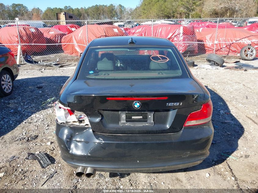 2011 BMW 128I VIN: WBAUP7C5XBVM54479 Lot: 43941931