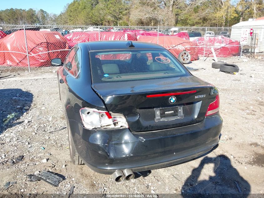 2011 BMW 128I VIN: WBAUP7C5XBVM54479 Lot: 43941931