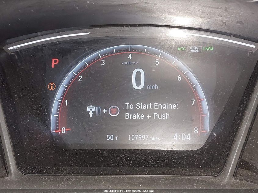 2019 Honda Civic Sport VIN: 2HGFC2F82KH535986 Lot: 43941941