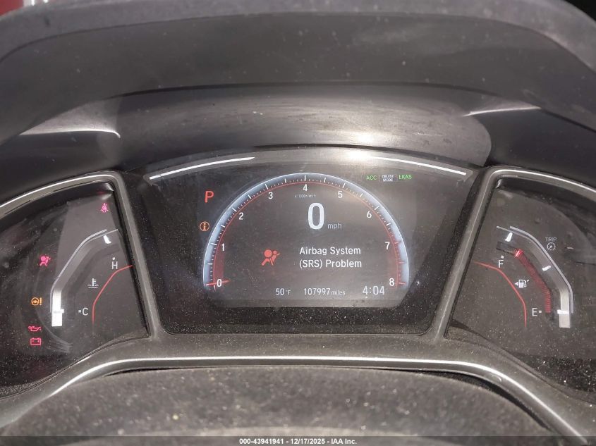 2019 Honda Civic Sport VIN: 2HGFC2F82KH535986 Lot: 43941941