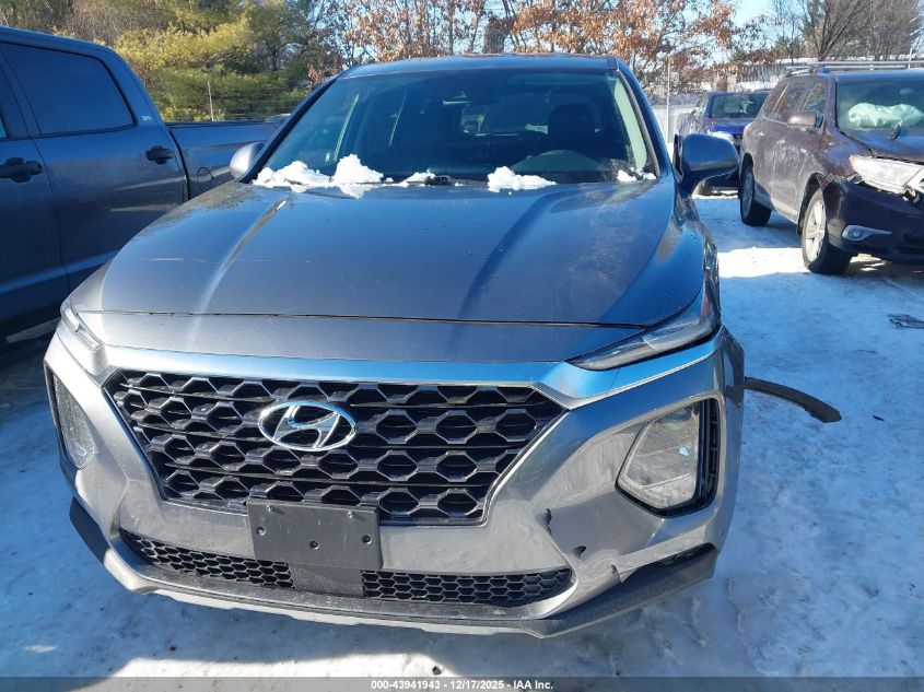 2019 Hyundai Santa Fe Se VIN: 5NMS2CAD3KH120996 Lot: 43941943