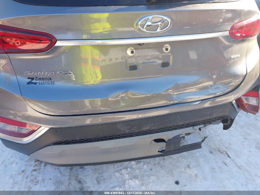 2019 Hyundai Santa Fe Se VIN: 5NMS2CAD3KH120996 Lot: 43941943