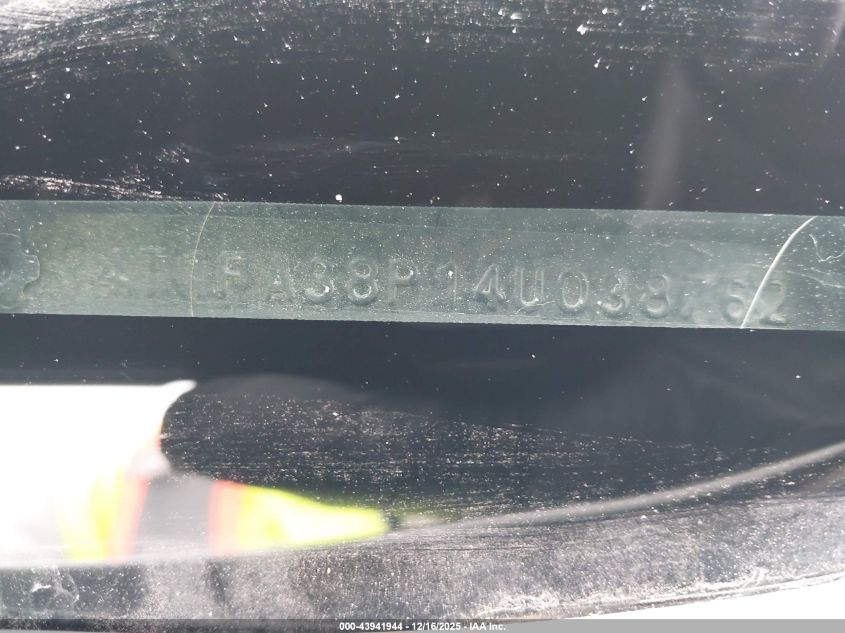 2004 Toyota Camry Solara Se VIN: 4T1FA38P14U038762 Lot: 43941944