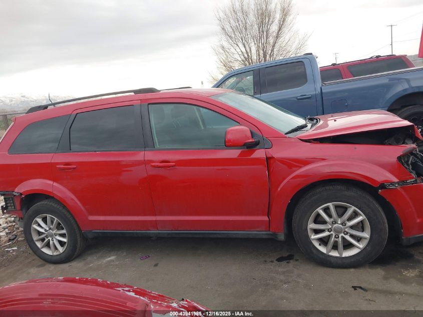 2017 Dodge Journey Sxt Awd VIN: 3C4PDDBG2HT618617 Lot: 43941985