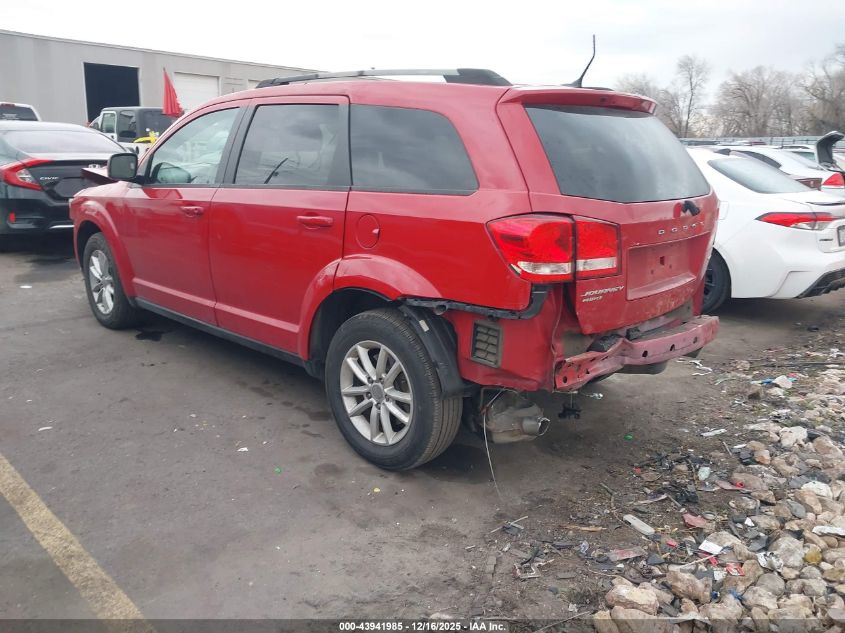 2017 Dodge Journey Sxt Awd VIN: 3C4PDDBG2HT618617 Lot: 43941985