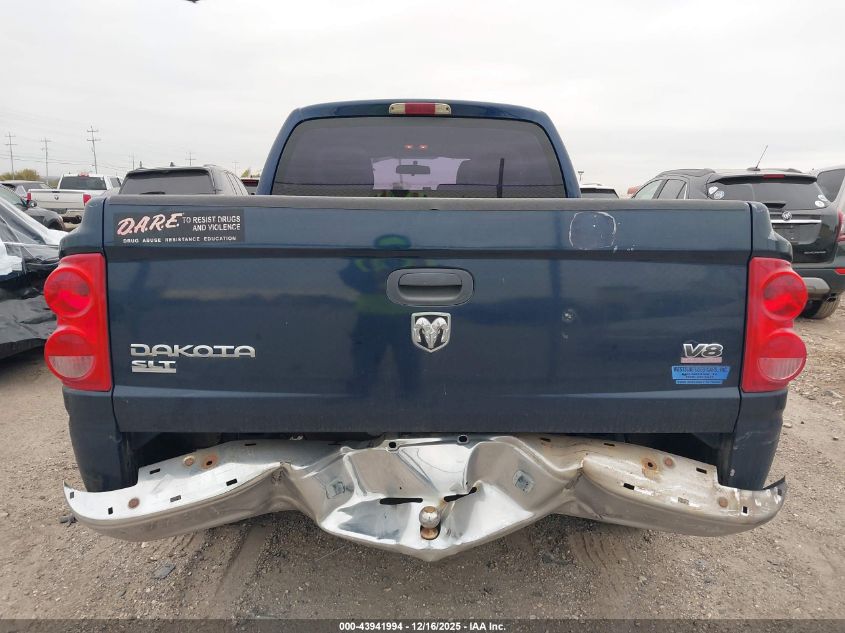 2006 Dodge Dakota Slt VIN: 1D7HE48N56S644639 Lot: 43941994