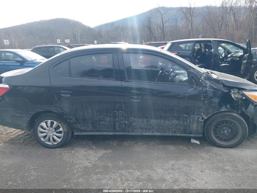 2022 Mitsubishi Mirage G4 Black Edition/Es/Le VIN: ML32FUFJ4NHF09425 Lot: 43942005