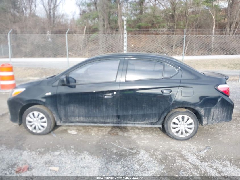 2022 Mitsubishi Mirage G4 Black Edition/Es/Le VIN: ML32FUFJ4NHF09425 Lot: 43942005