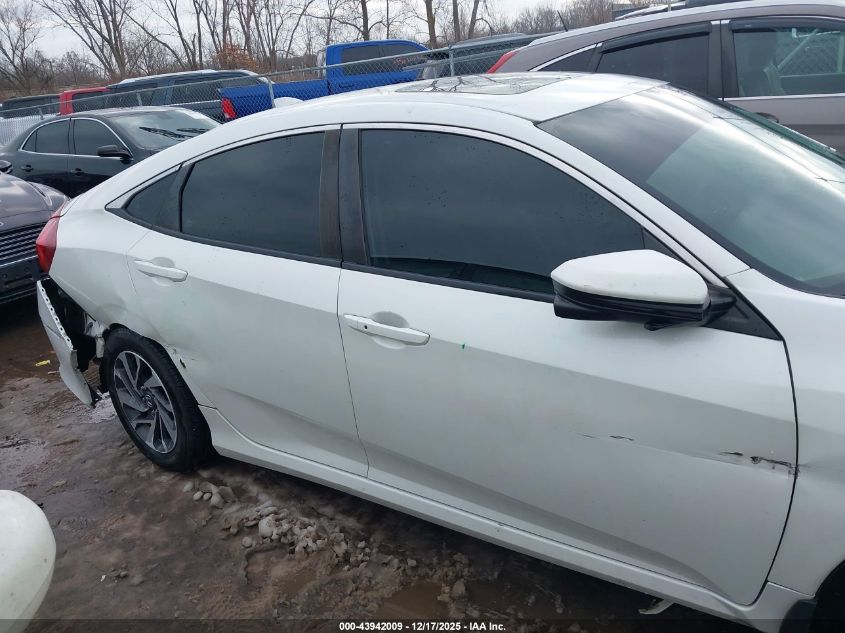 2018 Honda Civic Ex VIN: 2HGFC2F78JH550191 Lot: 43942009