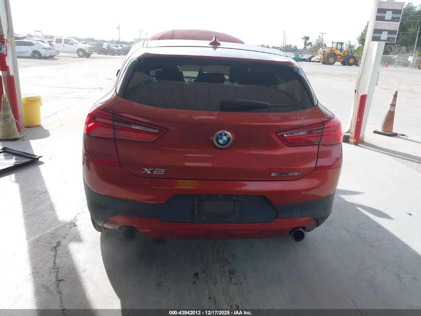 2018 BMW X2 Sdrive28I VIN: WBXYJ3C33JEJ91475 Lot: 43942012