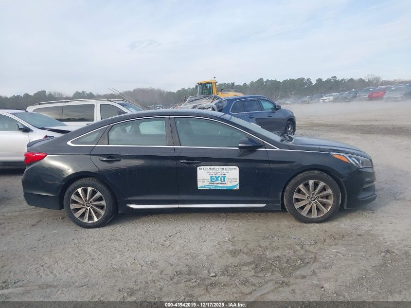 2016 Hyundai Sonata Sport VIN: 5NPE34AF8GH262837 Lot: 43942019