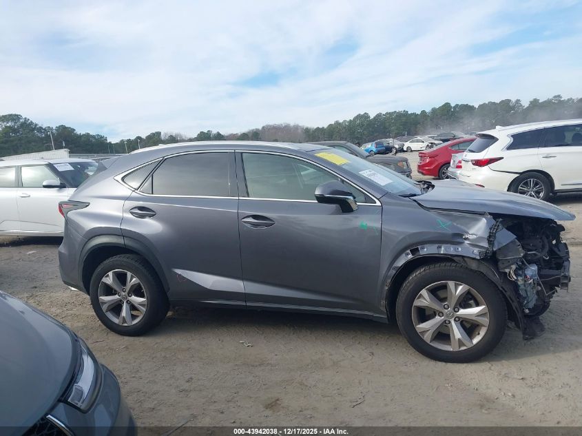 2017 Lexus Nx 200T VIN: JTJYARBZ2H2075487 Lot: 43942038