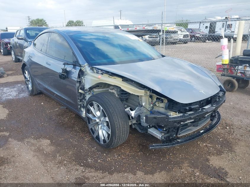 2025 Tesla Model 3 Long Range Rear-Wheel Drive/Standard Rear-Wheel Drive VIN: 5YJ3E1EAXSF888461 Lot: 43942056