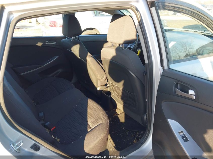 2017 Hyundai Accent Se VIN: KMHCT5AE7HU319875 Lot: 43942065