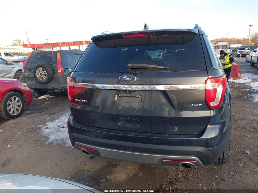 2017 Ford Explorer Limited VIN: 1FM5K8F88HGE27601 Lot: 43942085