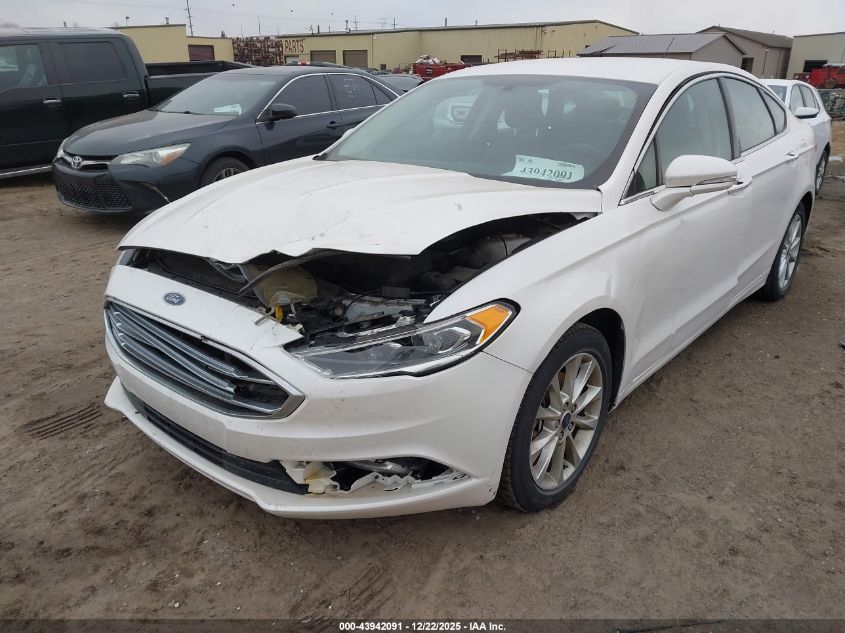 2017 Ford Fusion Se VIN: 3FA6P0HD0HR263281 Lot: 43942091