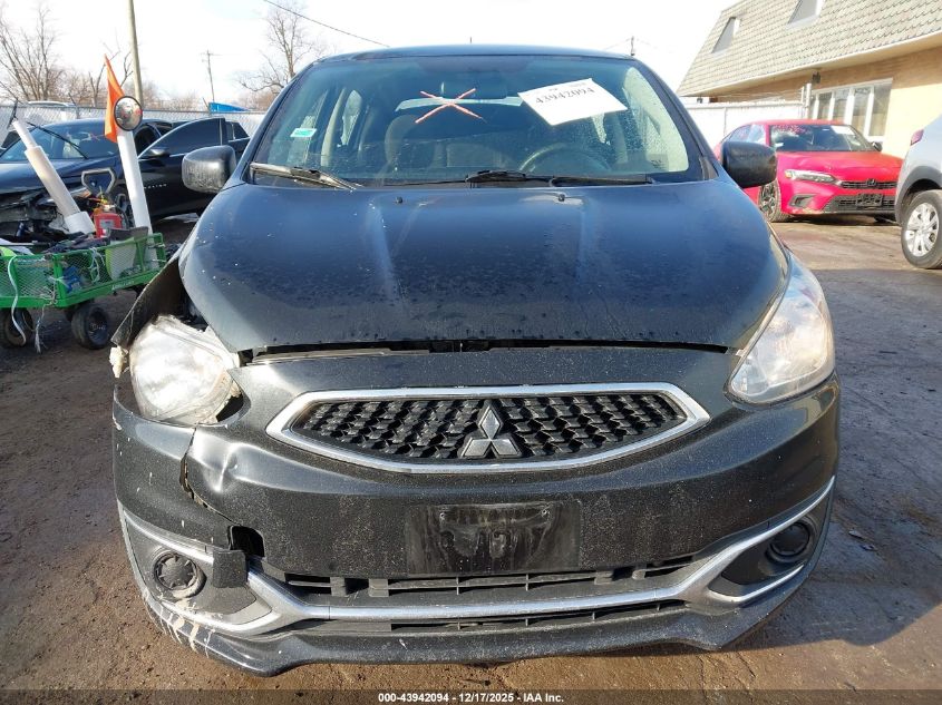 2018 Mitsubishi Mirage Es VIN: ML32A3HJ0JH013731 Lot: 43942094